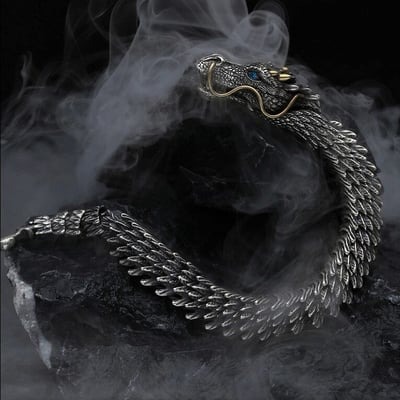 🔥🎁2023 Christmas Gift--🦖Unleashing the Power of Handmade Horn Dragon Bracelet