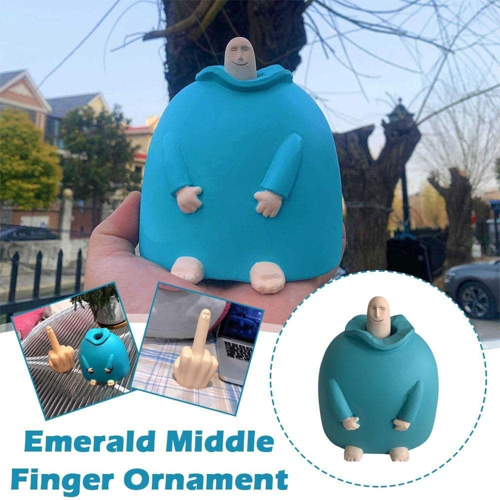 🤣Funny Gift - 🤟 Middle Finger Ornament