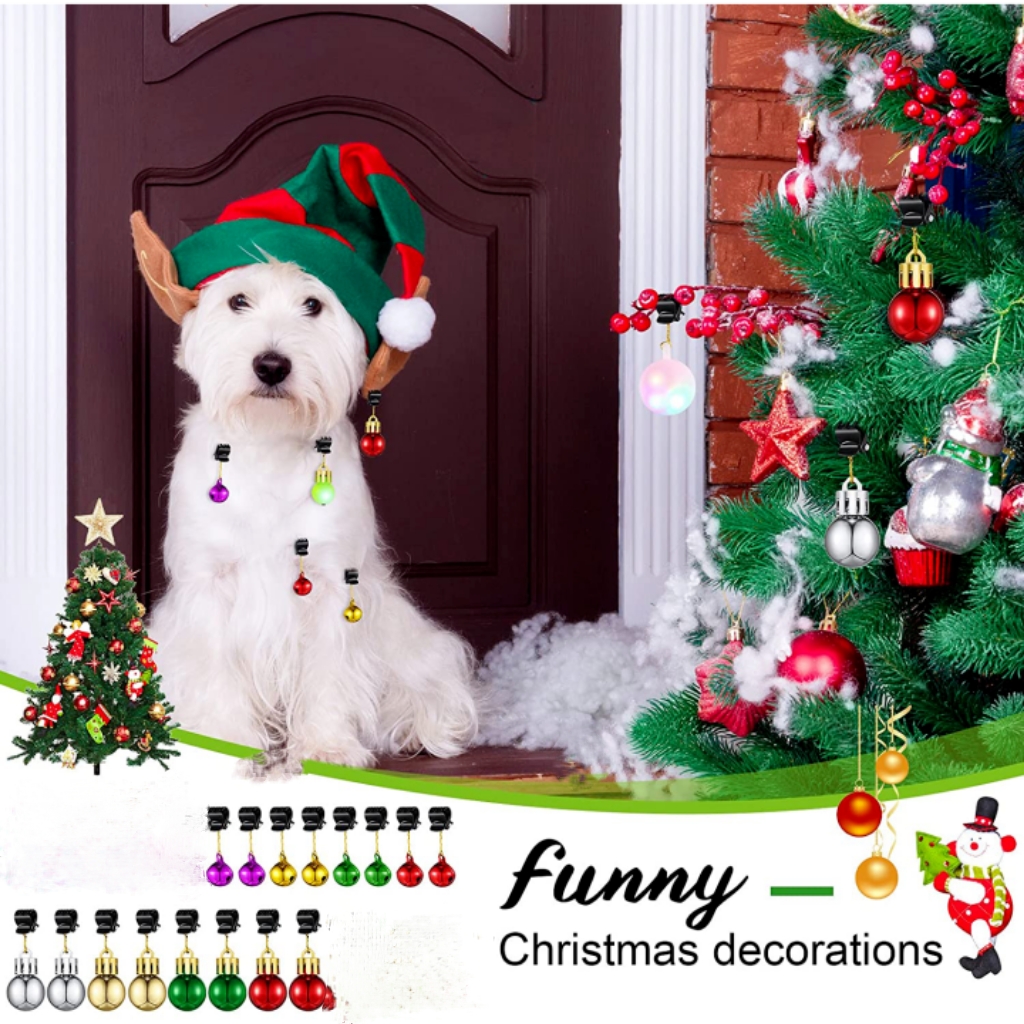 (🎄 Early Christmas Deals -40% Off ) Mini Fun Christmas Ornaments - Mustache Clips - 🎁 Funniest Prank Gifts
