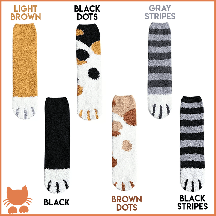 ⚡40% OFF Christmas Sale🎅Cute Cat Claw Socks