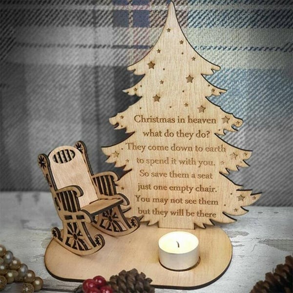 Last Day 50% OFF - Christmas Remembrance Candle Ornament To Remember Loved Ones