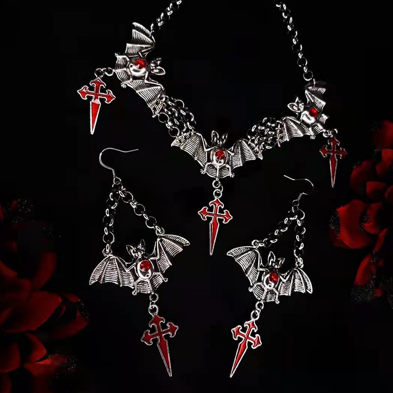【🧛2023 HALLOWEEN LIMITED SALE】🦇Halloween dark gothic style cross jewelry