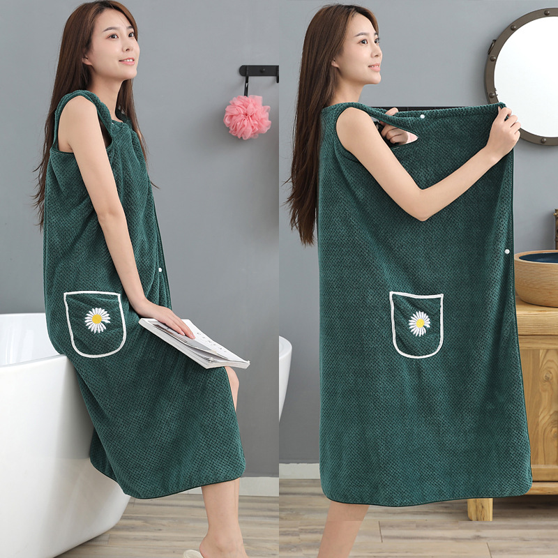 【💗New Arrival】Quick Dry Absorb Water Wearable Bath Towel