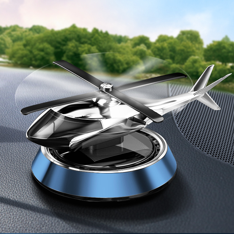 🔥 LAST DAY PROMOTION 49% OFF--🚁Solar Helicopter Car Aromatherapy Decor