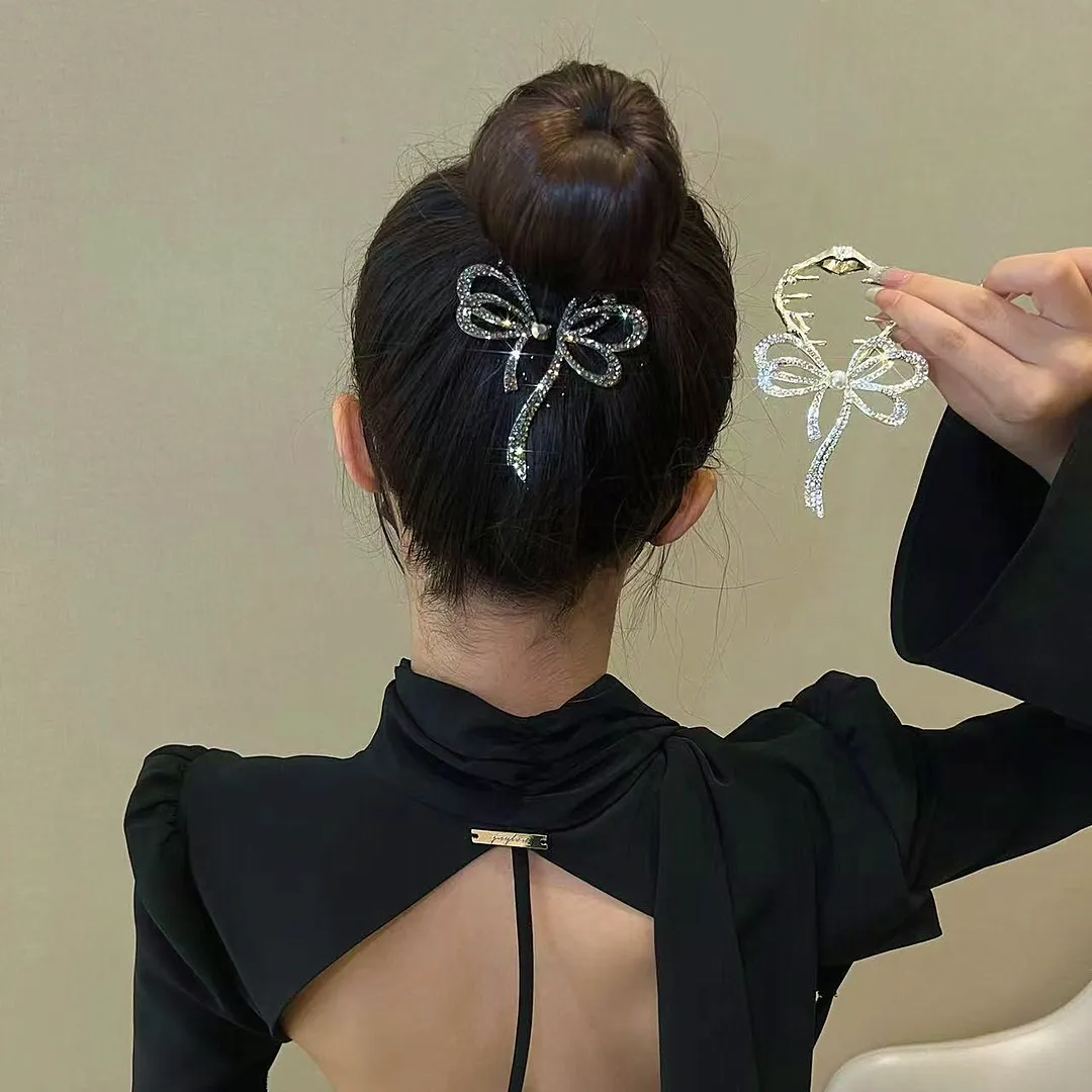 【🎇SUMMER SALE-50% OFF】🎀Bow Shiny Hairpin