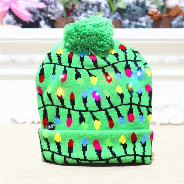 🎁2022 Early Christmas Sale - Christmas LED Light Knitted Beanies