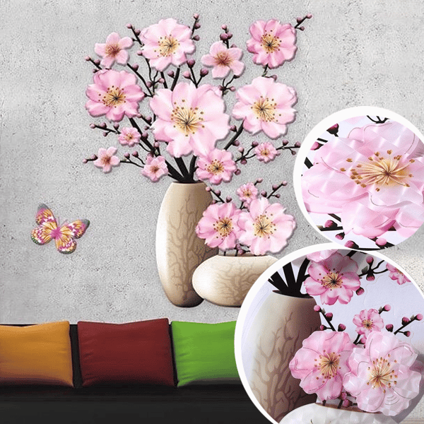 🔥Plant Vase 3D Stereo Stickers Self Adhesive📣