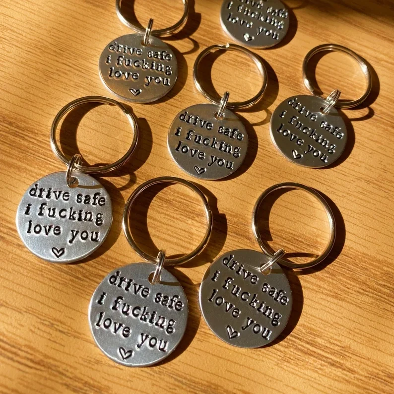 💕Drive Safe Keychain - I F*cking Love You（💥Last Day Promotion 50% OFF🎁）