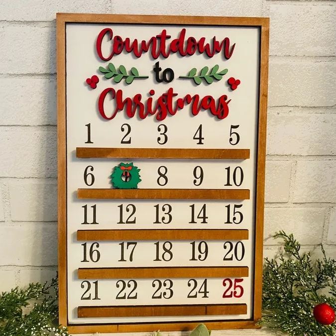 Christmas Countdown Calendar decorations