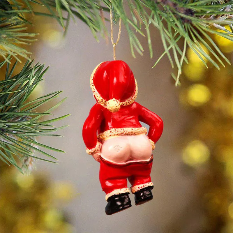 🔥🎄2023 Christmas Hot Sale--🎅Playful Butt Santa Ornaments