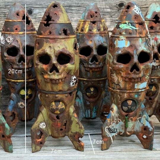 🔥LAST DAY PROMOTION 49% OFF🔥THE SKULL BOMB - SMALL NUCLEAR WARHEAD DECOR☠️