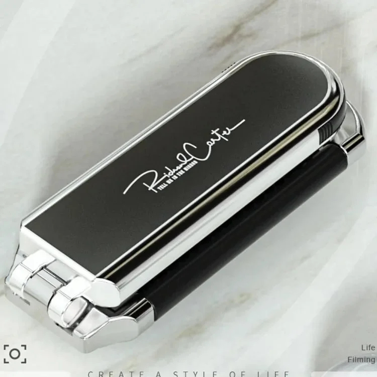 Travel Folding Mirror Hair Brush