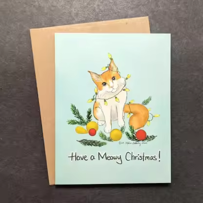 Animal Christmas Card Set(10 Pcs)