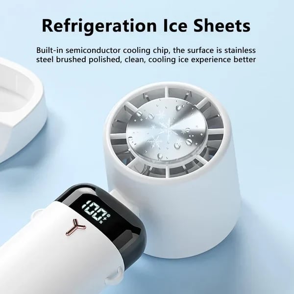 🔥Summer Hot Sale❄️ Portable electric cold compress cooling fan🤩BUY 2 FREE SHIPPING