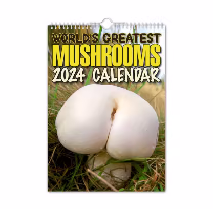 World's Greatest Mushrooms - 2024 Wall Calendar