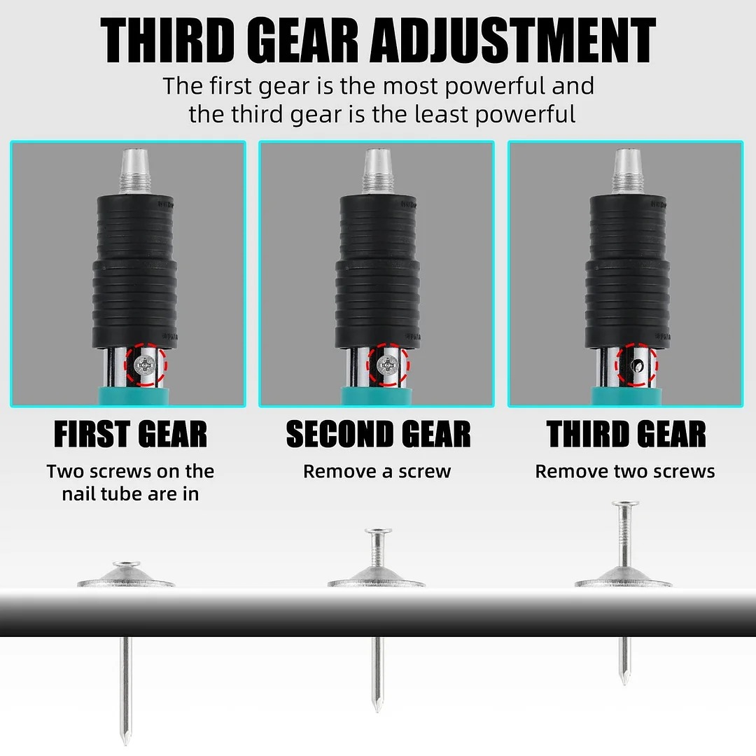Mini portable steel nail gun