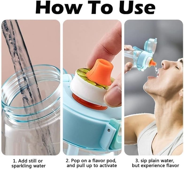 🔥2023 Hot Sale 50% Off 🍑Funny Portable Fruit Aromatherapy Water Bottle🥤