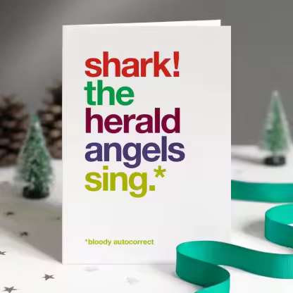 SALE SECONDS – Funny Autocorrect Christmas Card