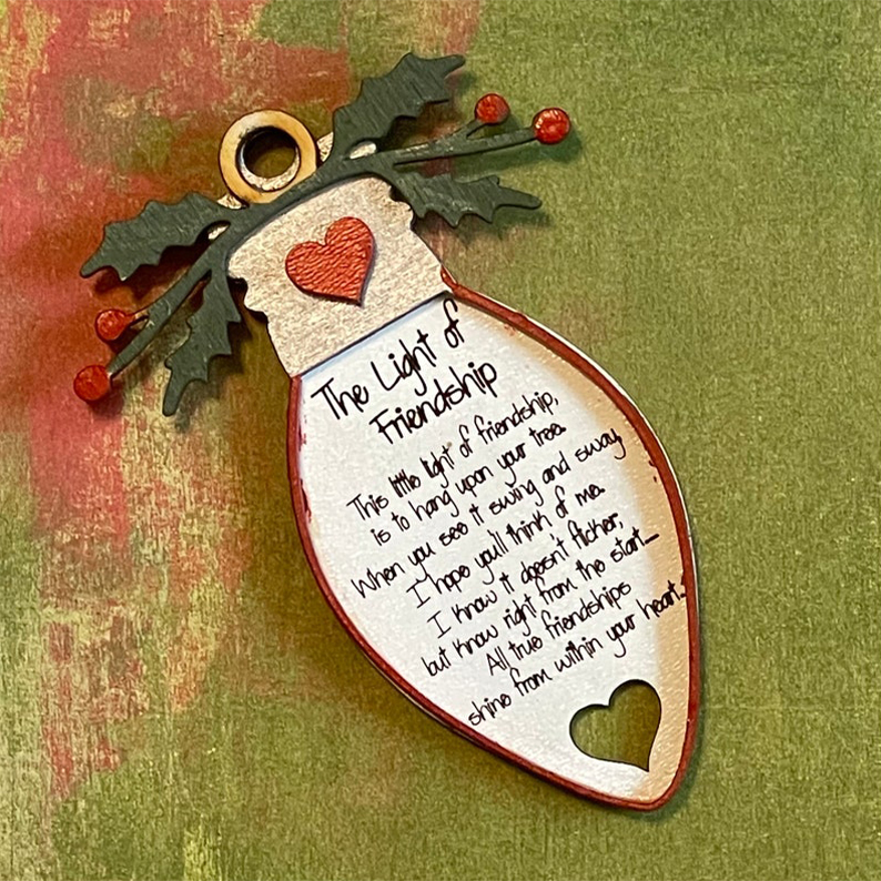 Christmas Friendship Ornament Gift