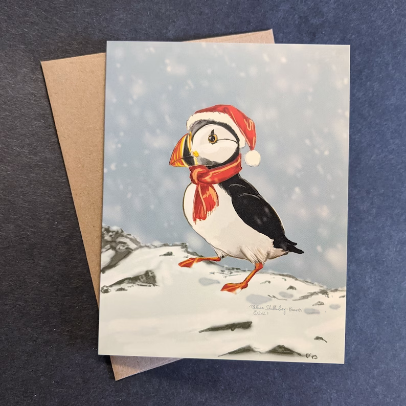 Animal Christmas Card Set(10 Pcs)