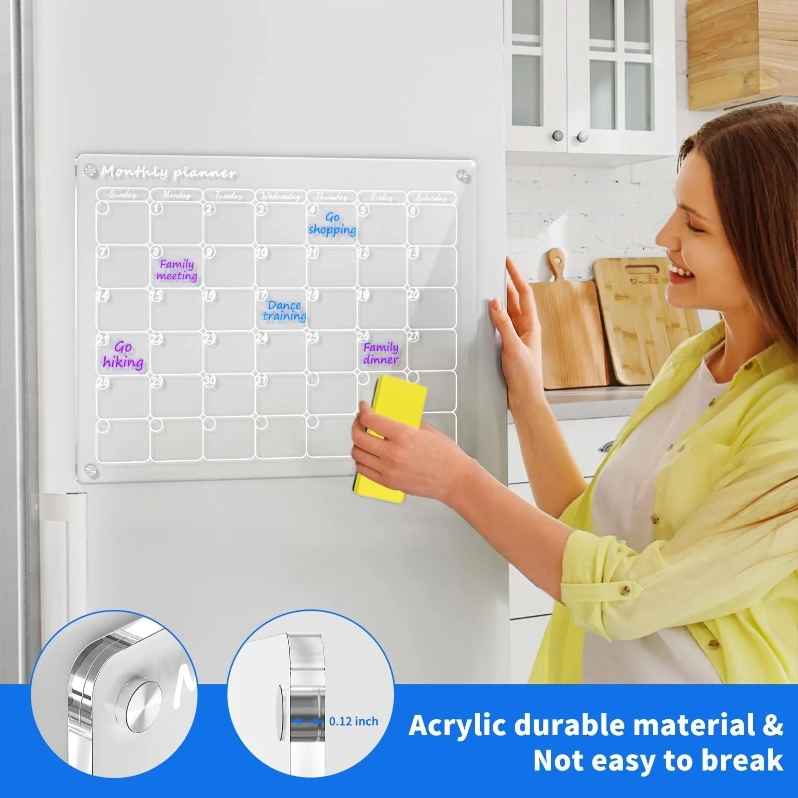 🔥HOT SALE🔥MAGNETIC FRIDGE CALENDAR