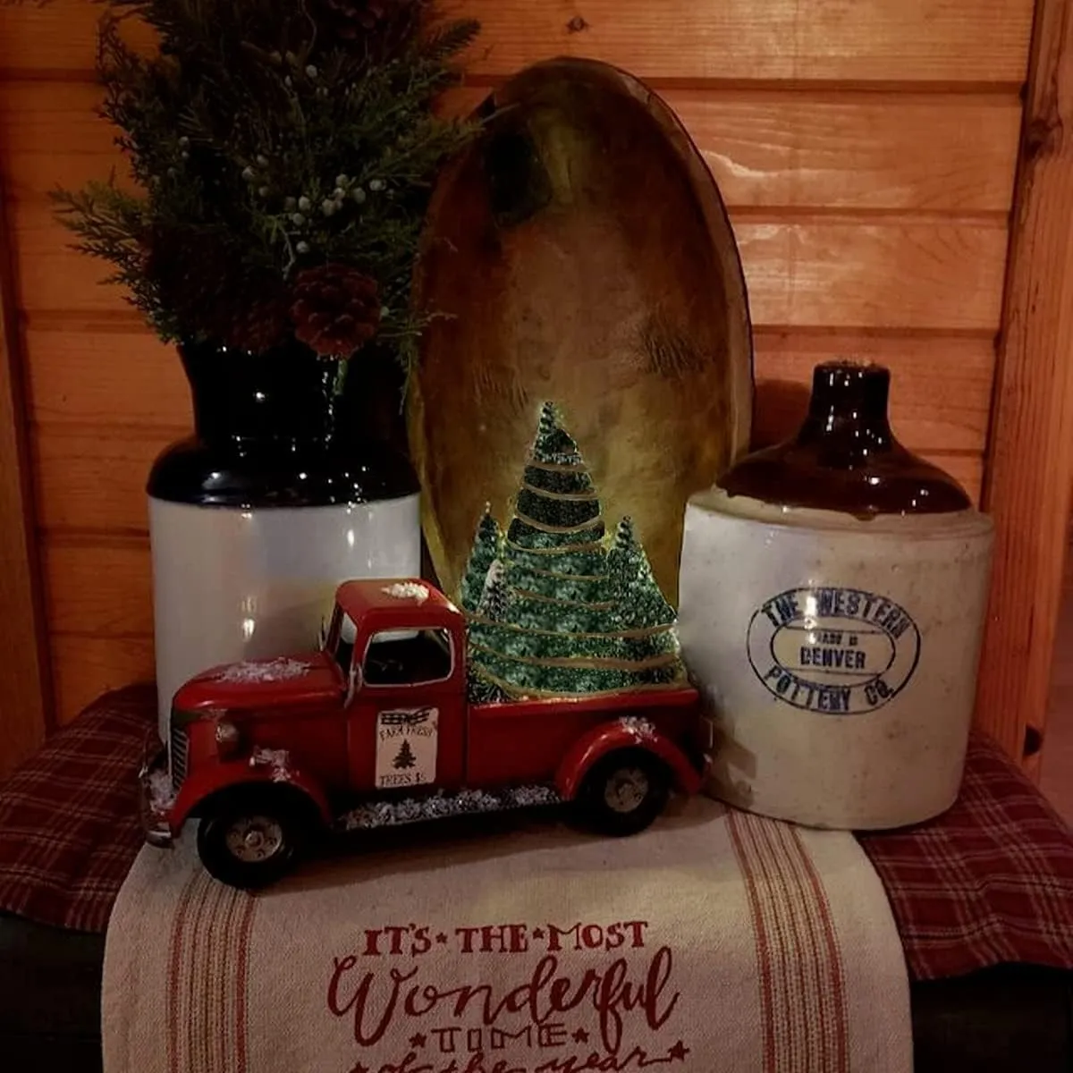 🎄Christmas Vintage Farmhouse Truck🚚