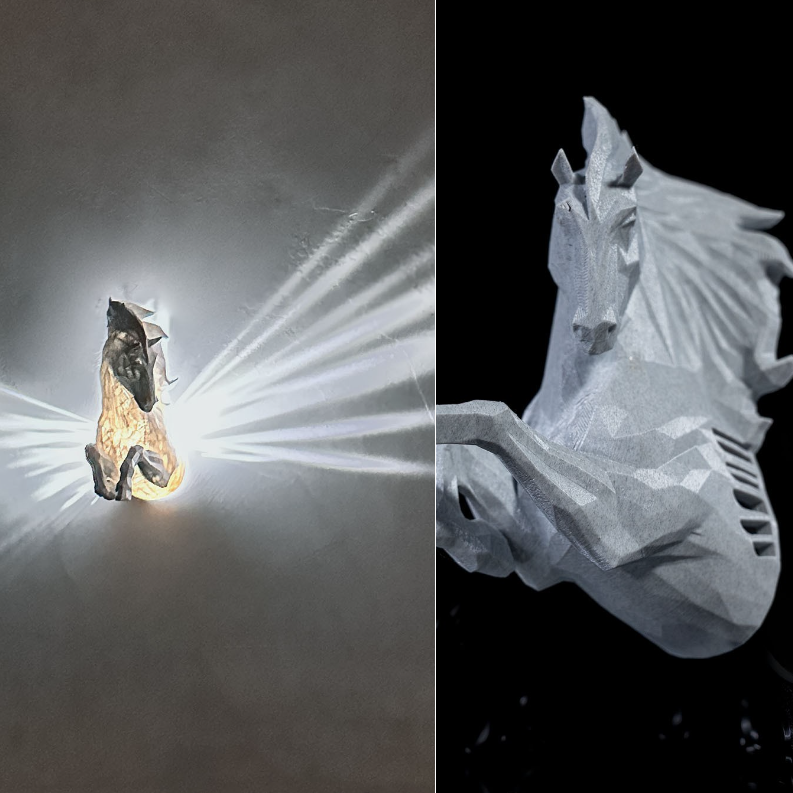 Cool Bright Art Collection Wall Light