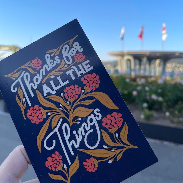 💌Hand Lettered Thank You Card Set