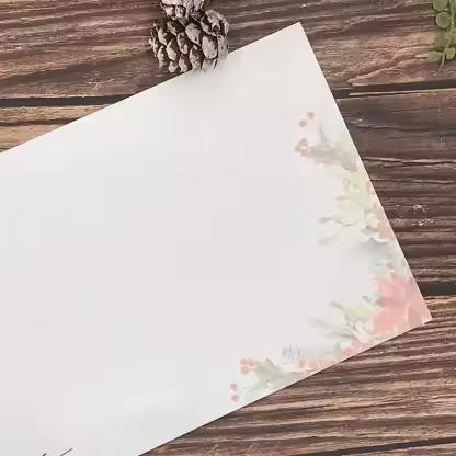 Winter Woodland Animals Christmas Cards (12 Pcs)