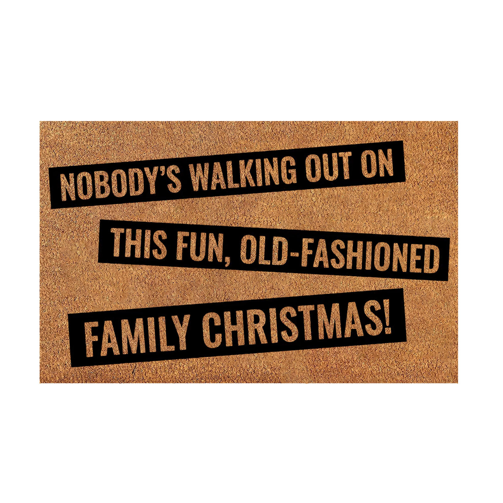 Funny Christmas Doormat