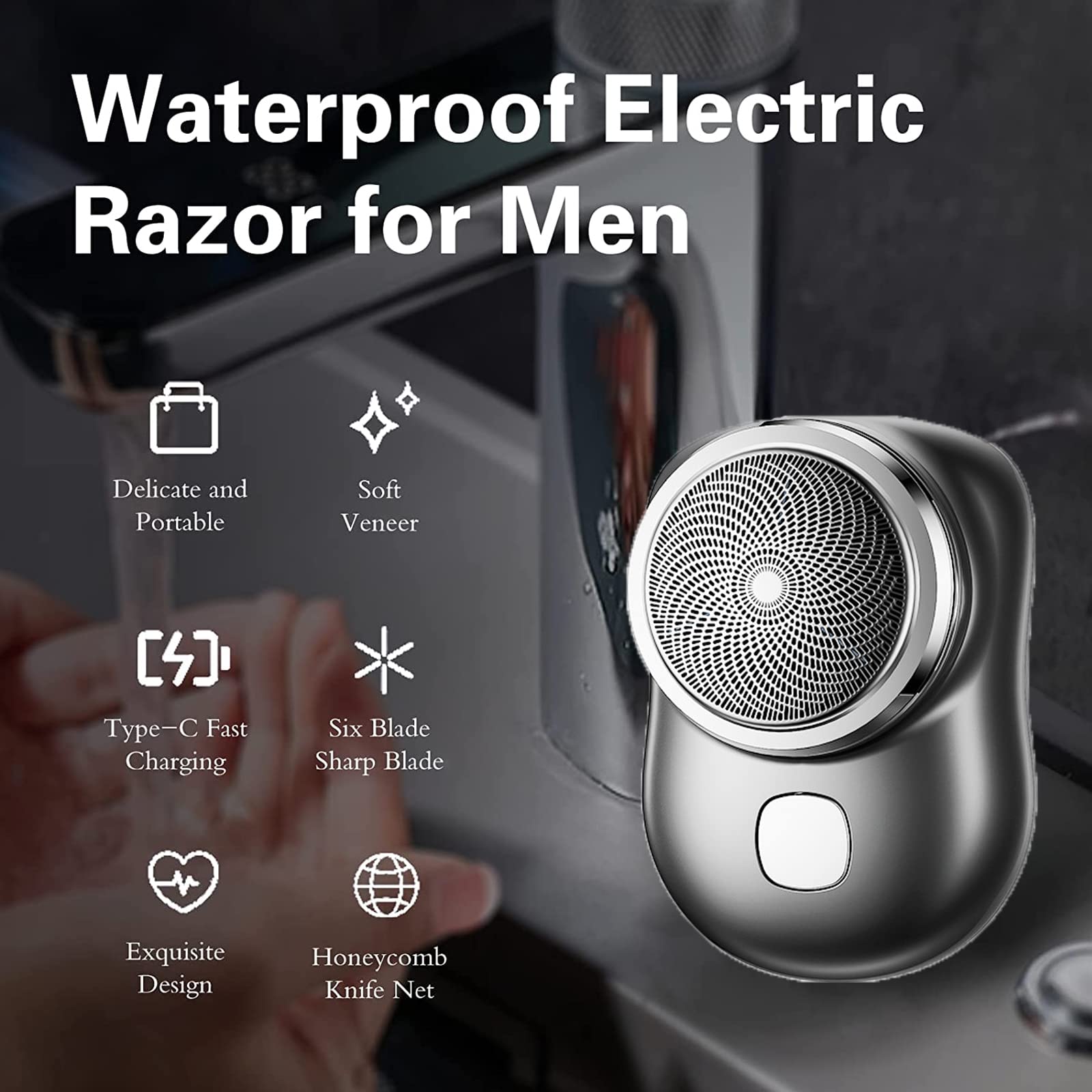 👨Newest Mini Portable Electric Shaver (Buy 2 Free Shipping)