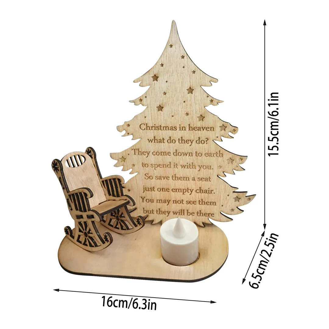 Christmas Candle Memorial Display to Remember Loved Ones ,Electronic candles