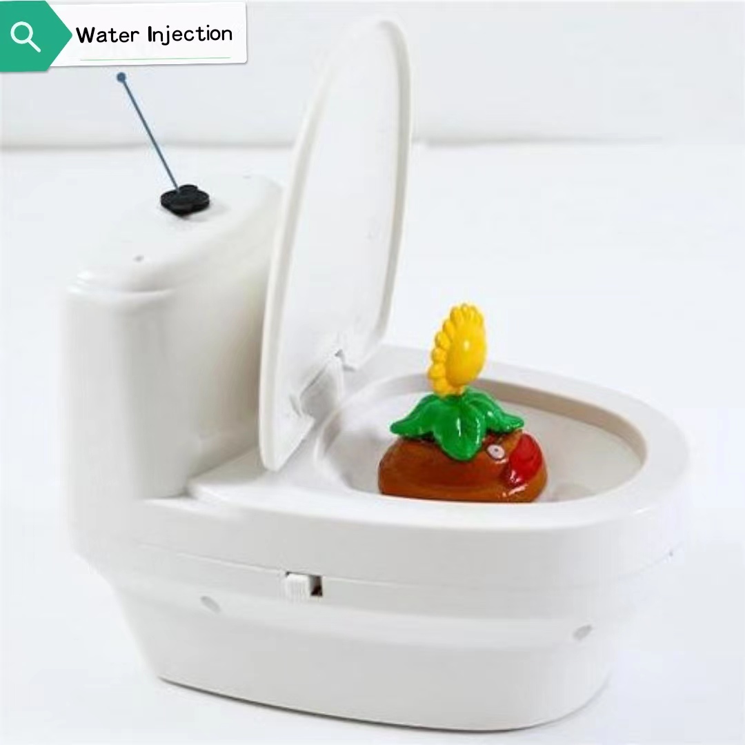 🚽💦Mini Funny Remote Control Water Spray Toilet Closestool Car