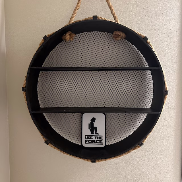 Use The Force - Funny Bathroom Sign