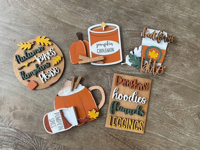 🔥Fall Sale🍂Fall Tiered Tray Decor