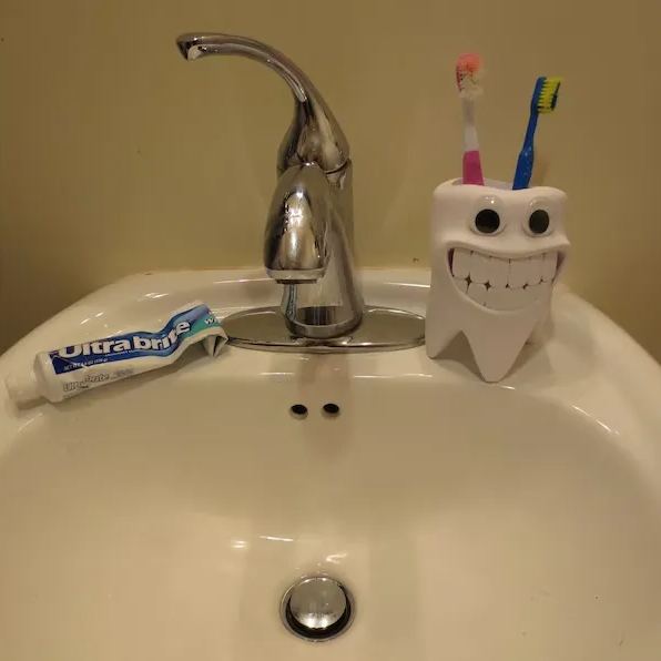 Funny Toothbrush or Pencil Holder Cup