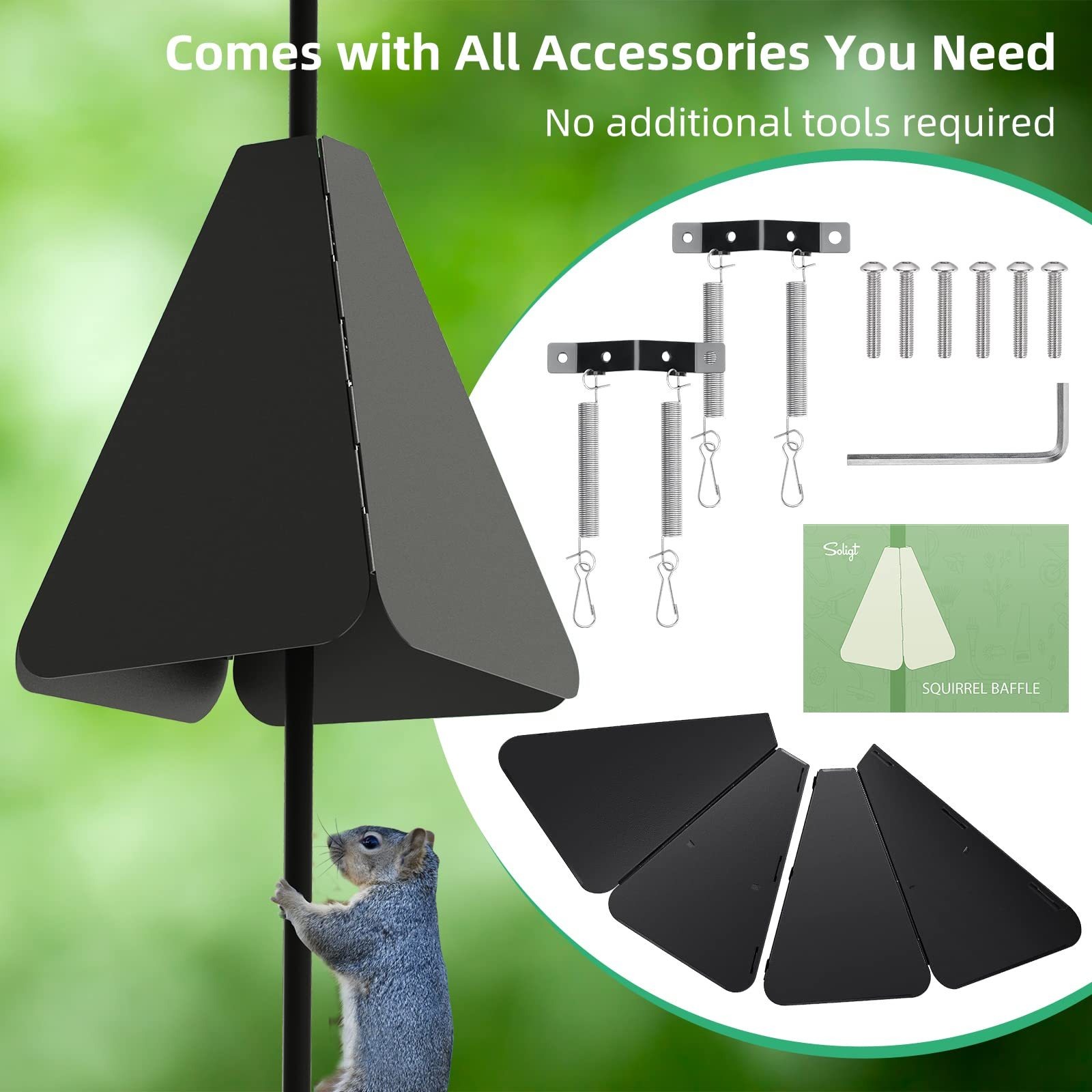 🐿Squirrel Baffle with Dual Defense🌼-(Buy 2 Free Shipping)