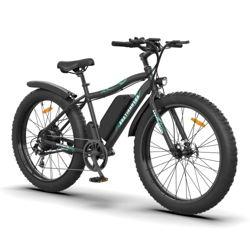 AOSTIRMOTOR 26" 500W Electric Bike Fat Tire P7 36V 12.5AH Removable Lithium Battery for Adults with FenderS07-P