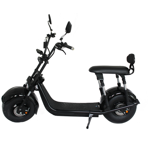 H4-Pro 2000W Electric Scooter Adult Citycoco 37.5mph One-Button Start Front and Rear Disc Brakes 60V 21.8Ah Removable Lithium Battery with Large Display