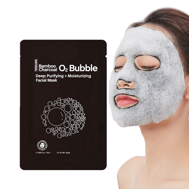 1PC Bamboo Charcoal Bubble Sheet Mask