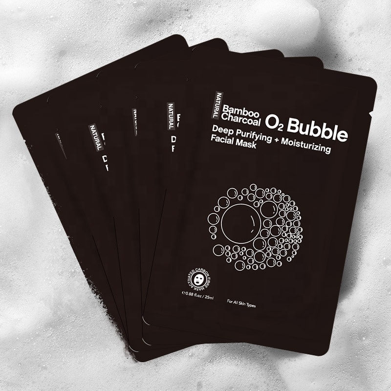 Bubble Sheet Mask Bamboo Charcoal-6PC