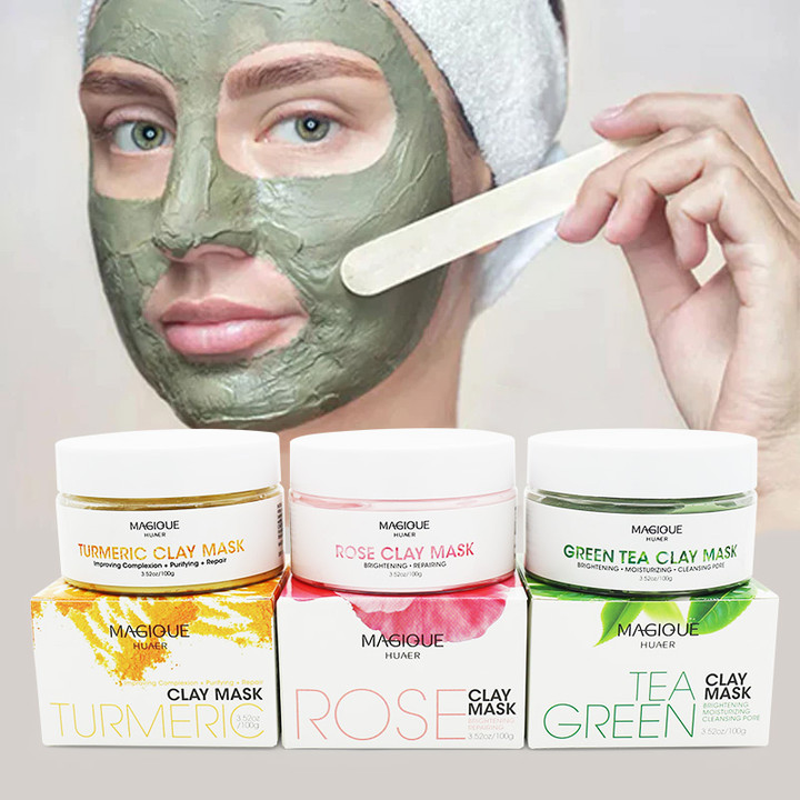 100G Cleansing Repair Mask Series Clay Face Mask
