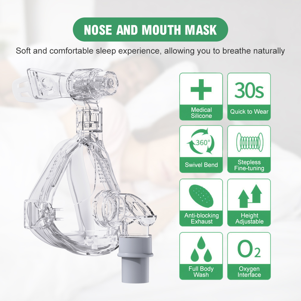 Medical CPAP Nasal Mask for Homeuse for CPAP Bipap Machine - China Full  Face Mask, Face CPAP Mask