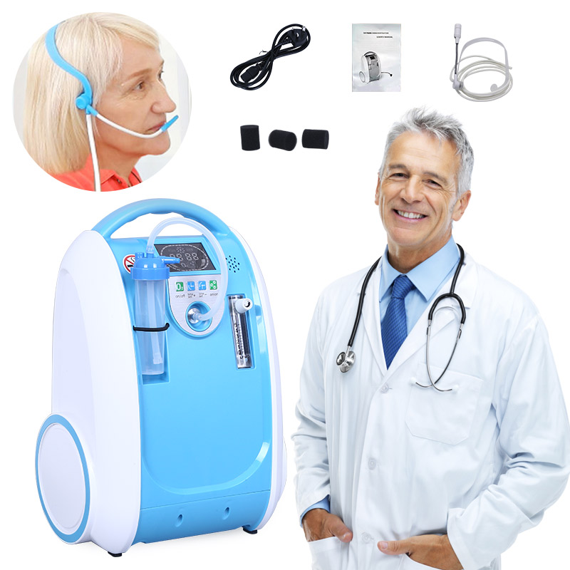 1L- 5L PORTABLE HOME USE OXYGEN CONCENTRATOR WITH ANION