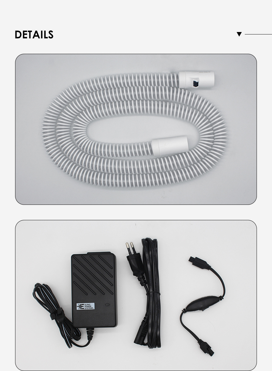 CPAP/BIPAP ventilator heated hose