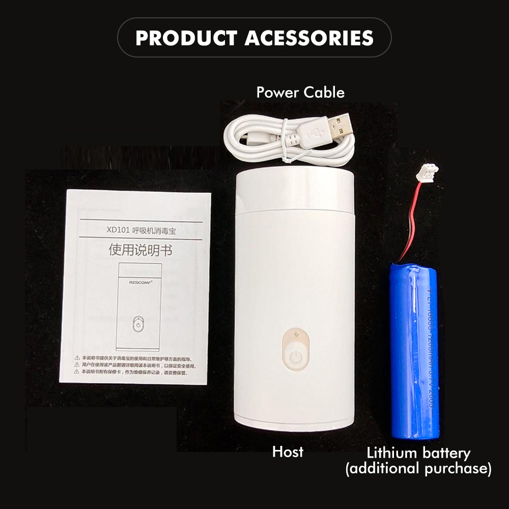 99.9% Ozone Sterilizer CPAP Cleaner Machine