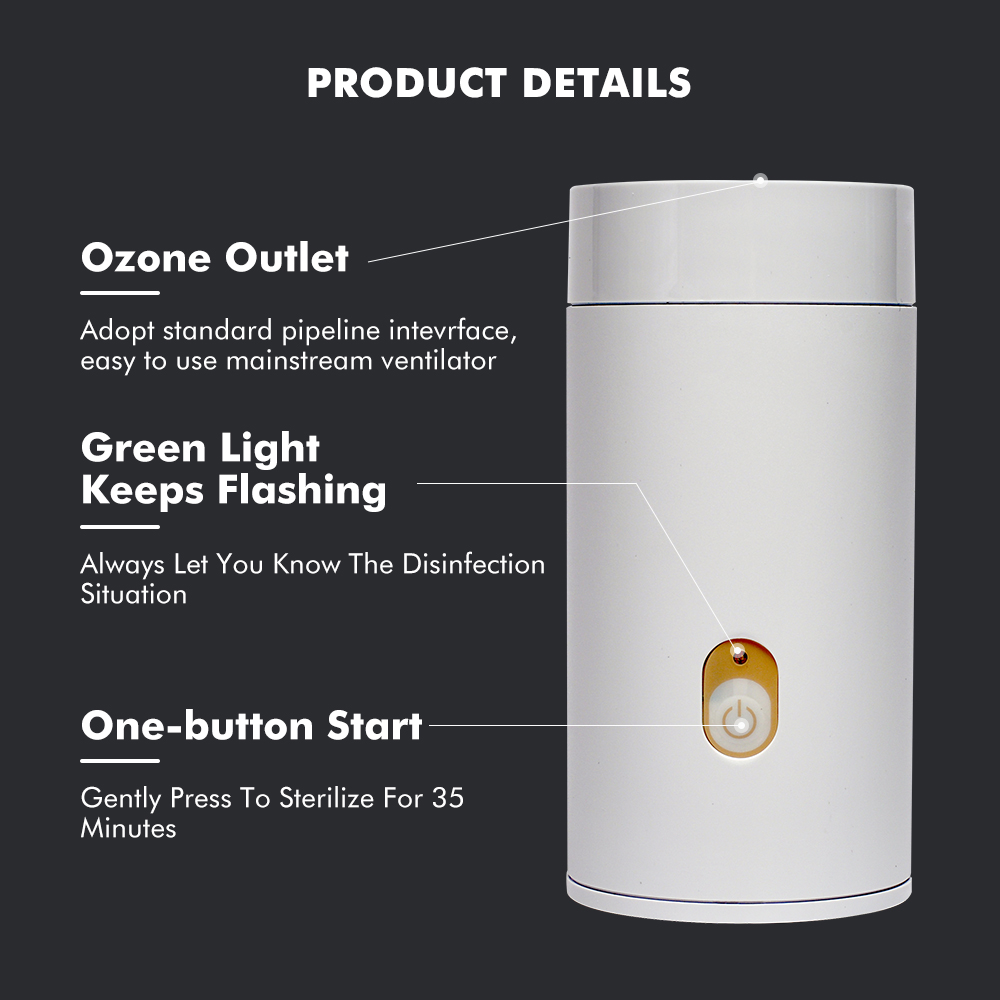 99.9% Ozone Sterilizer CPAP Cleaner Machine