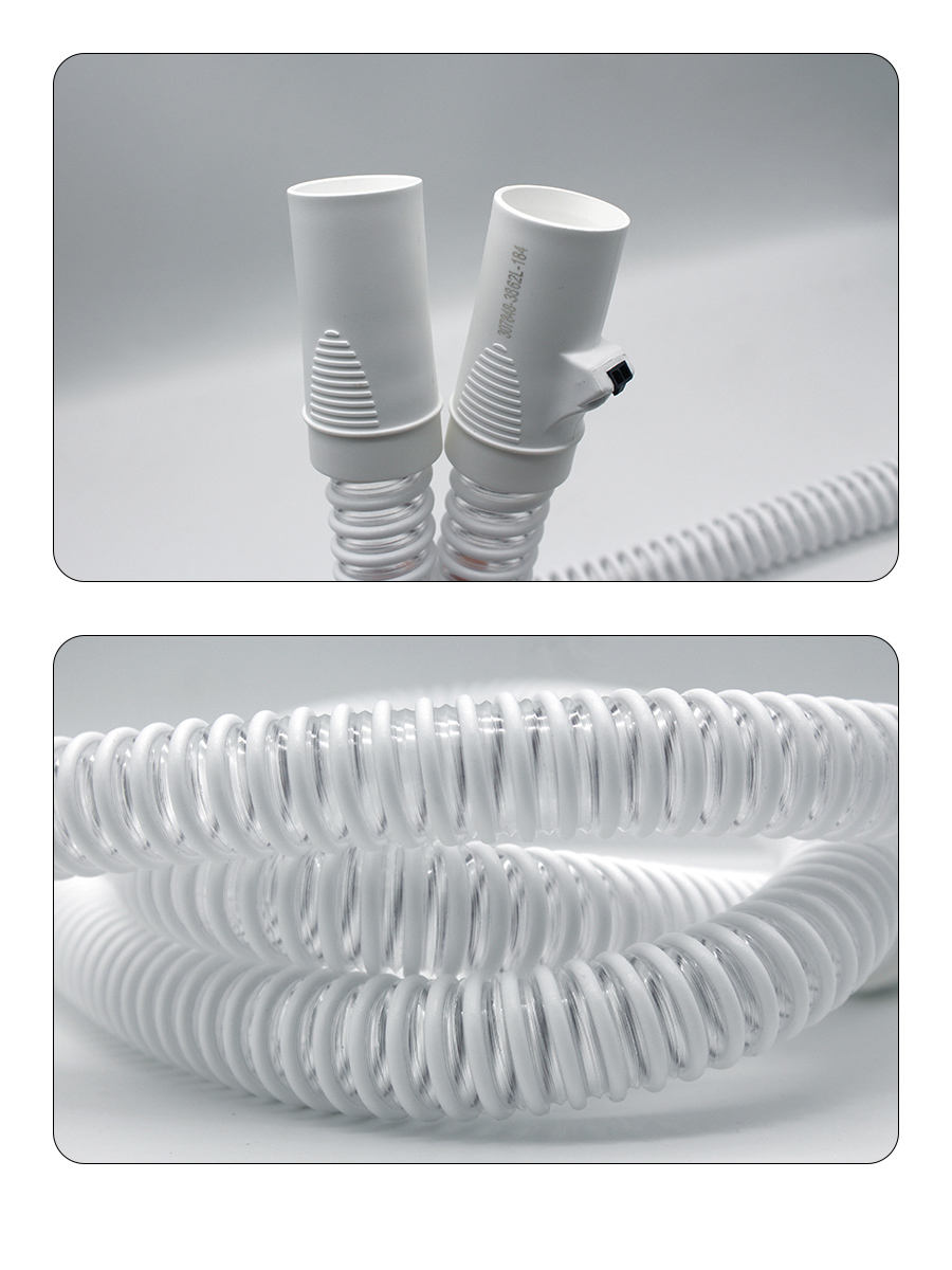 CPAP/BIPAP ventilator heated hose