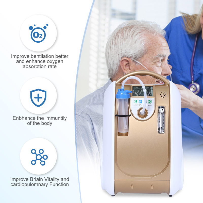 Continuous Flow 5L Portable Oxygen Concentrator