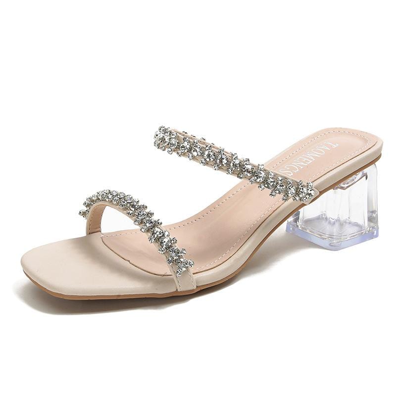 Diamond Deta Chunky heeled Sandals-BETTERSHOES